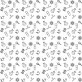 Pattern science line vector Royalty Free Stock Photo