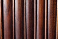 Pattern sculpted in wood Royalty Free Stock Photo