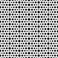 Seamless halftone dots pattern, geo, geometric background, screen print texture Royalty Free Stock Photo