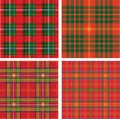 Pattern of seamless tartan plaid