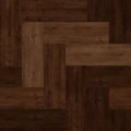 Seamless wood parquet texture herringbone deep brown