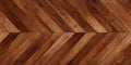 Seamless wood parquet texture horizontal chevron various brown