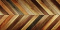 Seamless wood parquet texture horizontal chevron various brown