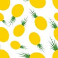 Pattern Silhouette Pineapples