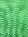 Pattern from single crotchet stitch in green