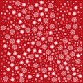 Pattern with snowflakes