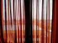 Pattern of soft red curtain, fabric or cotton hanging for background
