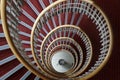 Pattern of a spiral staircases Royalty Free Stock Photo