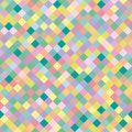 Seamless abstract vector pattern in squares