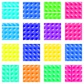 Pattern - squares with knobs Royalty Free Stock Photo