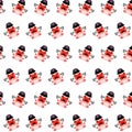 Commando piggy - sticker pattern 22