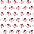 Commando piggy - sticker pattern 34