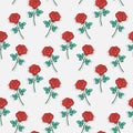 Pattern sticker rose