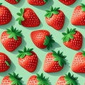 strawberry themed pattern