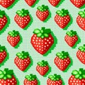 strawberry themed pattern