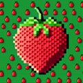 strawberry themed pattern