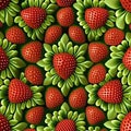 strawberry themed pattern