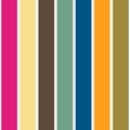Pattern stripe seamless. Pink charlotte color mix with Buttercream Yellow, Nature Brown, Green Quartz, Tech Blue, Dahlia Orange