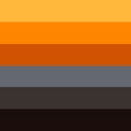 Pattern stripe seamless. Yellow, Orange, Red, Gray Brown and Black Color. Halloween Color Palettes