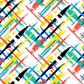 Pattern with stripes and crosses Royalty Free Stock Photo