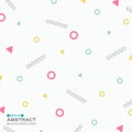 Pattern sweet color geometric style. Background pattern.