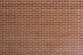 Pattern of symmetric red brick concrete wall