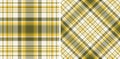 Pattern tartan plaid of vector check seamless with a background fabric textile texture