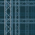 The pattern of the technical rectangular structure Royalty Free Stock Photo