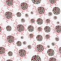 Trendy tiny hearts seamless pattern