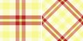 Pattern textile background of vector plaid tartan with a texture fabric seamless check