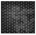 Pattern texture brick wall black color