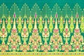 Pattern texture of general traditional thai style. Royalty Free Stock Photo