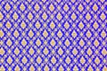 pattern texture of general traditional thai style native handmade batik fabric weave Royalty Free Stock Photo