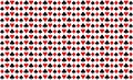 Pattern texture repeating seamless black red white background. Game, playing cards. Wallpaper, fabric. Poker flat icon card suites Royalty Free Stock Photo