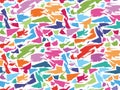 Pattern texture repeating seamless. Bright and colorful spots on a white background. Paint, gouache, watercolor, drawing. Bright m