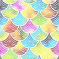 Pattern with texture of scales and squares. Royalty Free Stock Photo