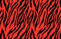 Pattern texture tiger red strip repeated seamless black jungle safari print . illustration design