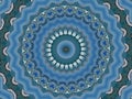 Kaleidoscope in Light and Dark And Soft Blue, White