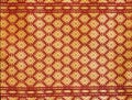 Pattern of Thai silk fabric