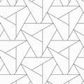Pattern with thin lines triangles repeating with poligons and geometric shapes and stylish fractal texture.