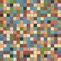 Pattern tile with squares in the colors of Renaissance