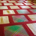 Pattern of traditional mat