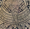 Pattern in traditional Thai style art painting Royalty Free Stock Photo