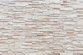 Pattern of travertine natural stone wall texture and background Royalty Free Stock Photo