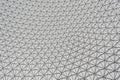 Triangle texture, detail  of a geodesic dome Royalty Free Stock Photo