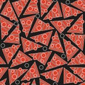 Seamless vector pattern in triangles Royalty Free Stock Photo