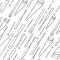 Pattern from various Carpentry Royalty Free Stock Photo