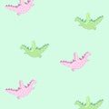 Pattern vector color drawing texture. Cute Dragon Wallpaper Pattern.