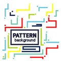 Pattern vector geometric background with place for text. Royalty Free Stock Photo