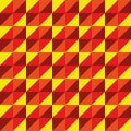 Pattern Vector Seamless Polygon Triangle yellow red